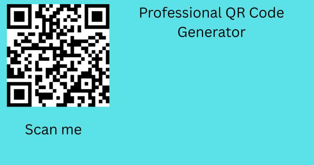 Professional QR Code Generator