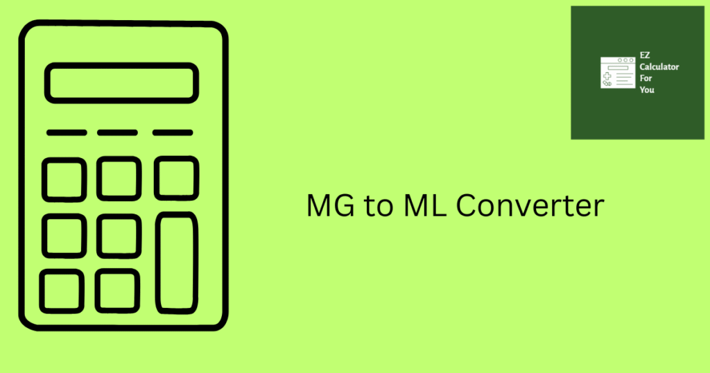 mg to ml converter